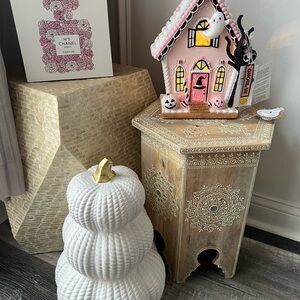 Ghoulish Halloween Haunted House LED Glotter Gingerbread House